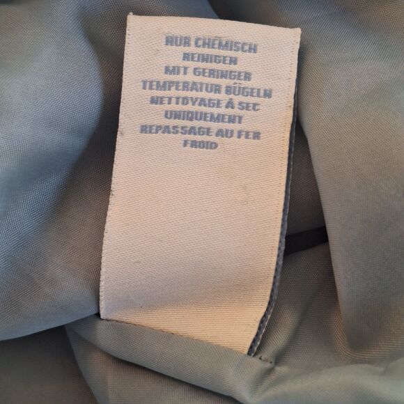 Boden British Tweed by Moon Blue Brown Wool Skirt UK8S US4S Polka Dot Pockets - Picture 10 of 16